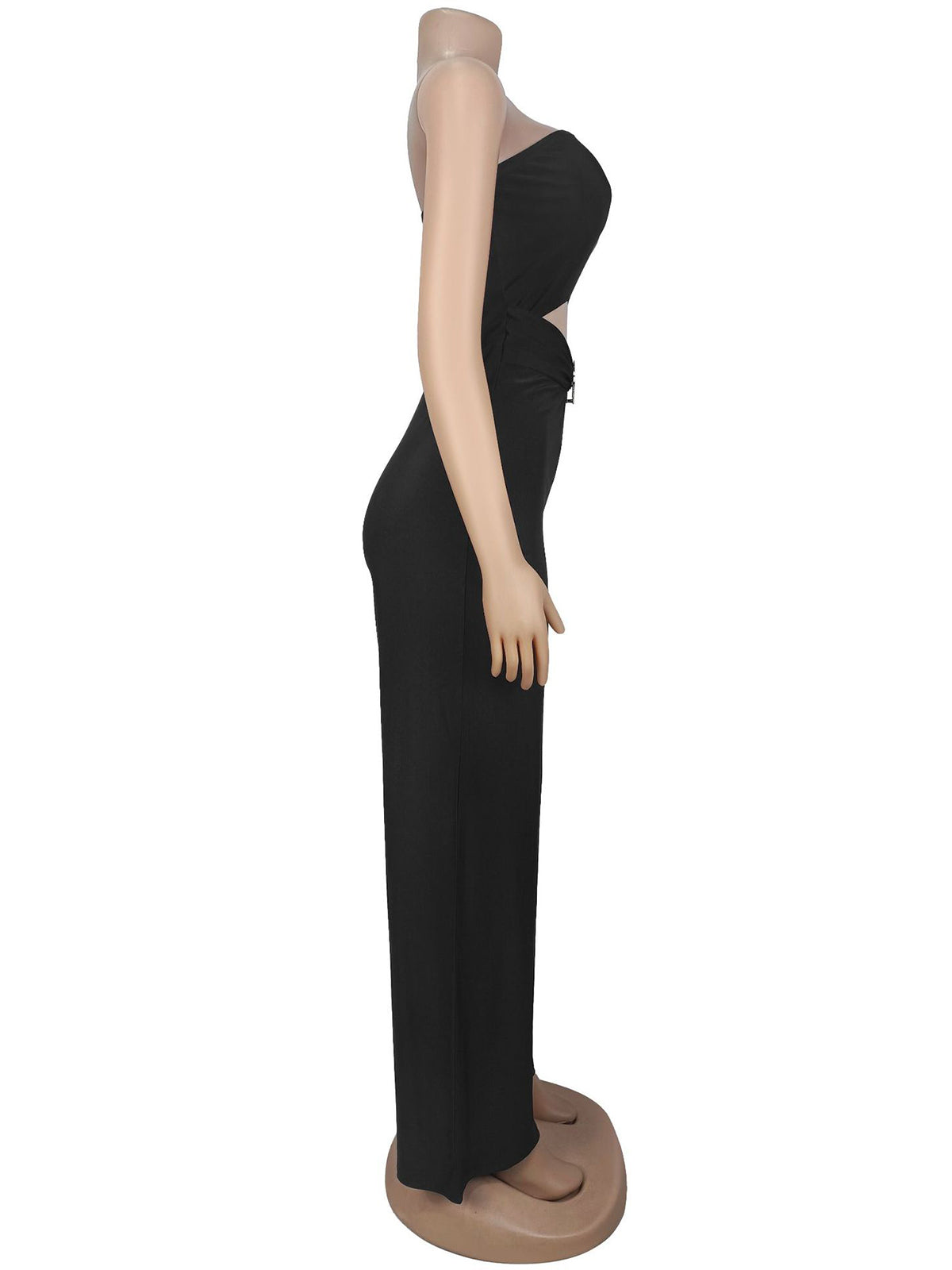 Sexy Elastic Hollow Out Strapless Jumpsuits