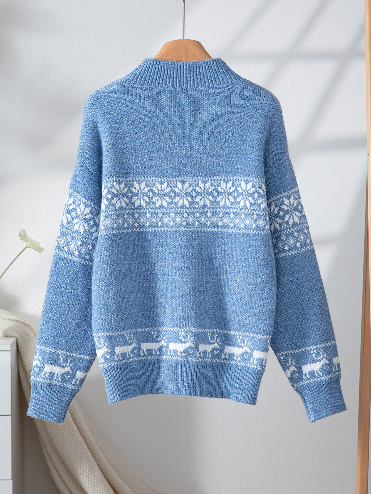 Crew Neck Casual Regular Fit Color Block Sweater