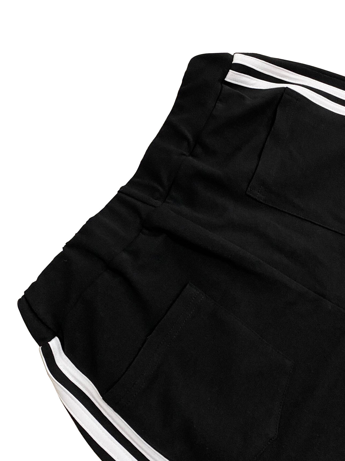 Sports Casual Stripe Cargo Wide-Leg Pants