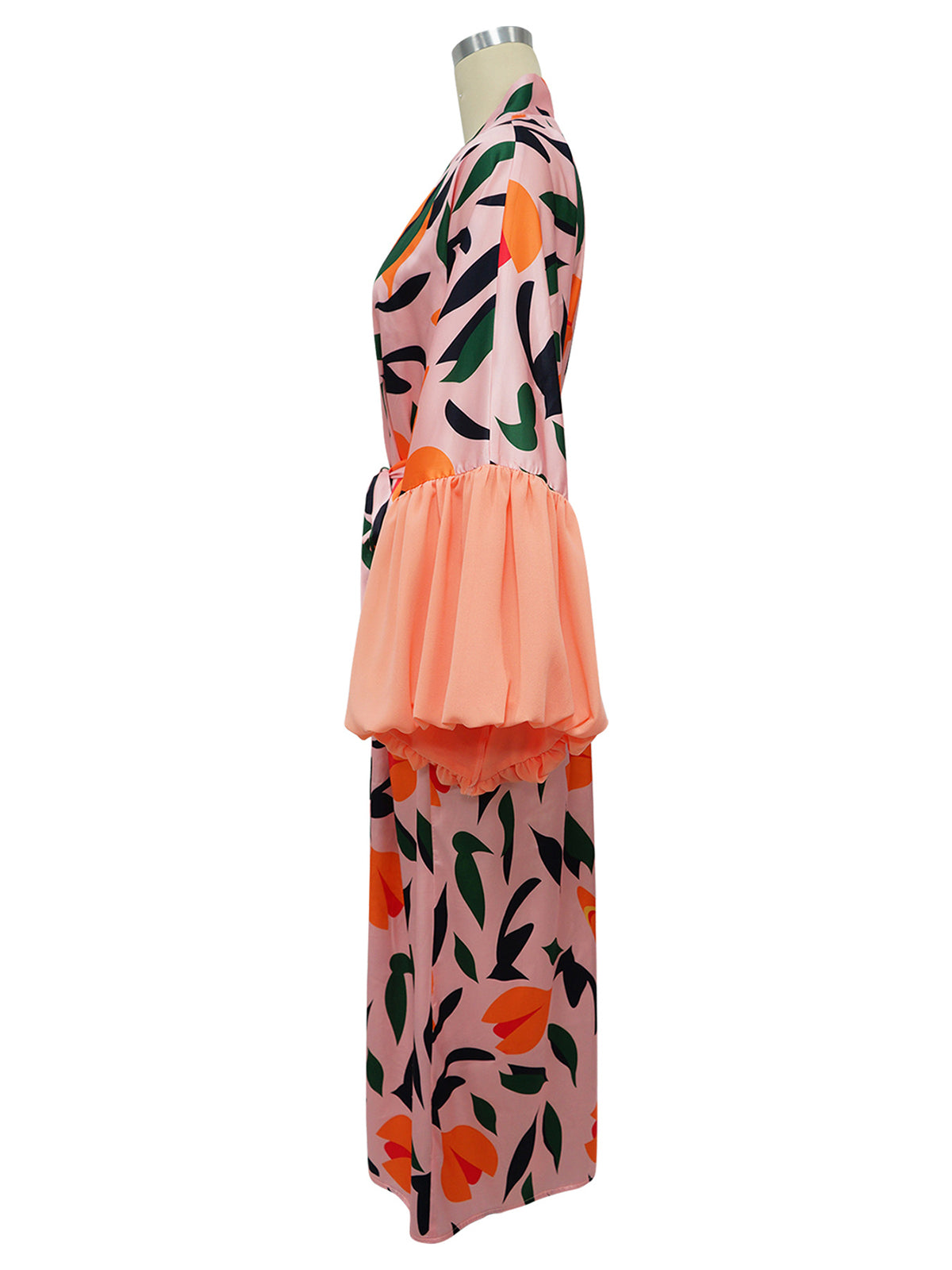 Casual Vacation Print Strap Design Cardigan Smock