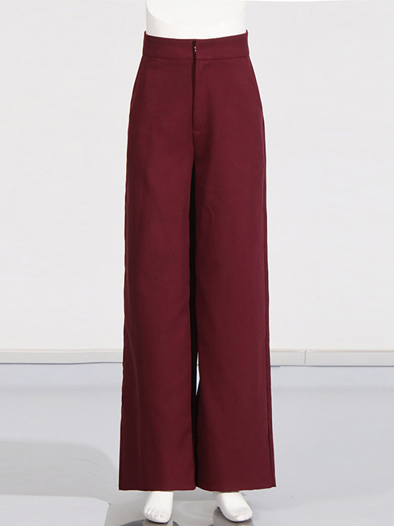 Simple Fashion Slim Blazer Suit Pants Two Piece Set
