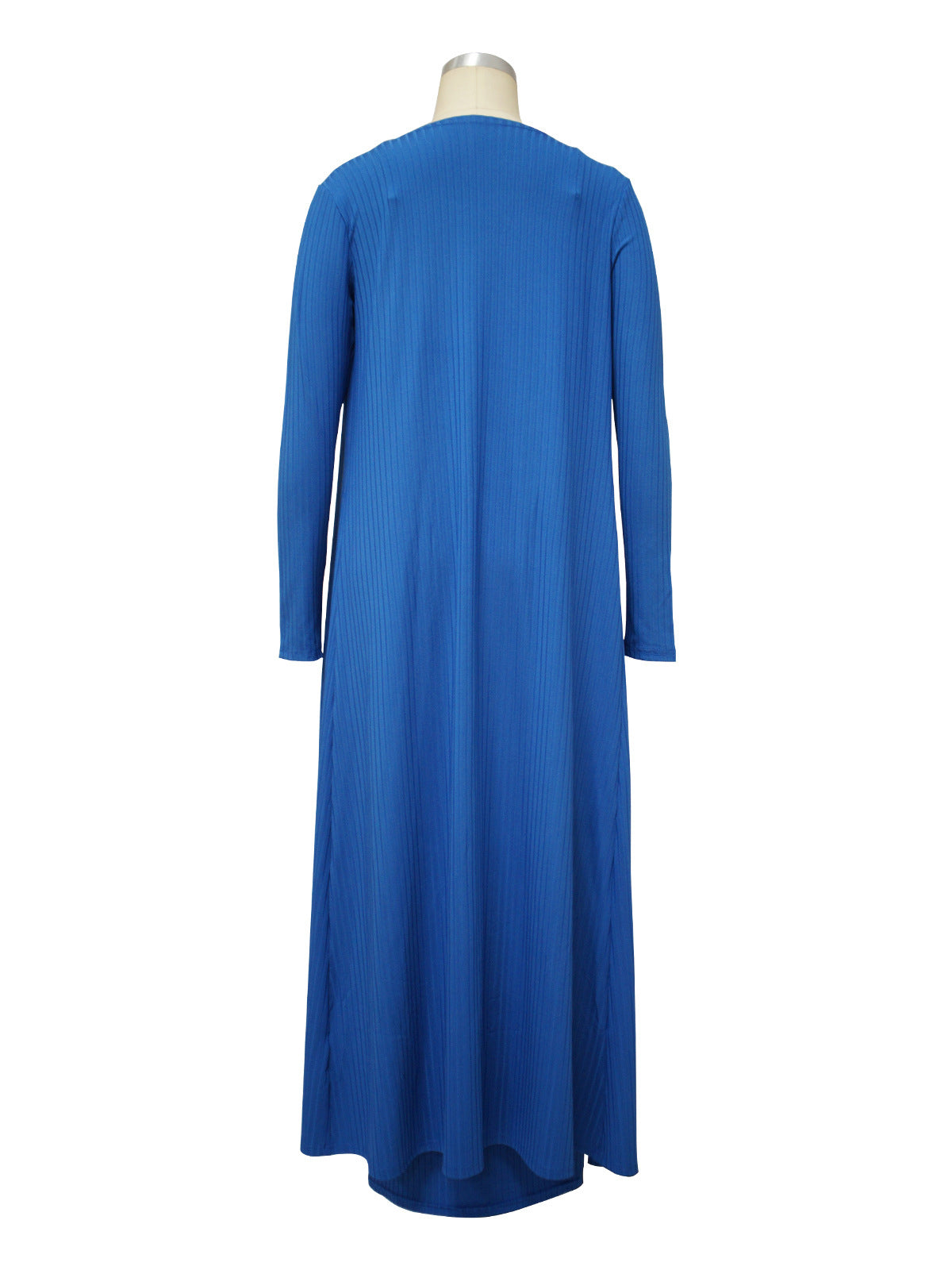 Spaghetti Strap Maxi Dress And Long Sleeve Cape Coat