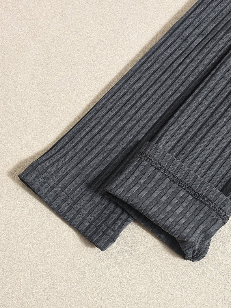 Sexy Lace-up Off Shoulder Pleated Skirt Sets