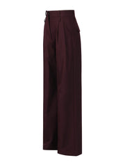 Fashion High Waist Straight Suit Pants