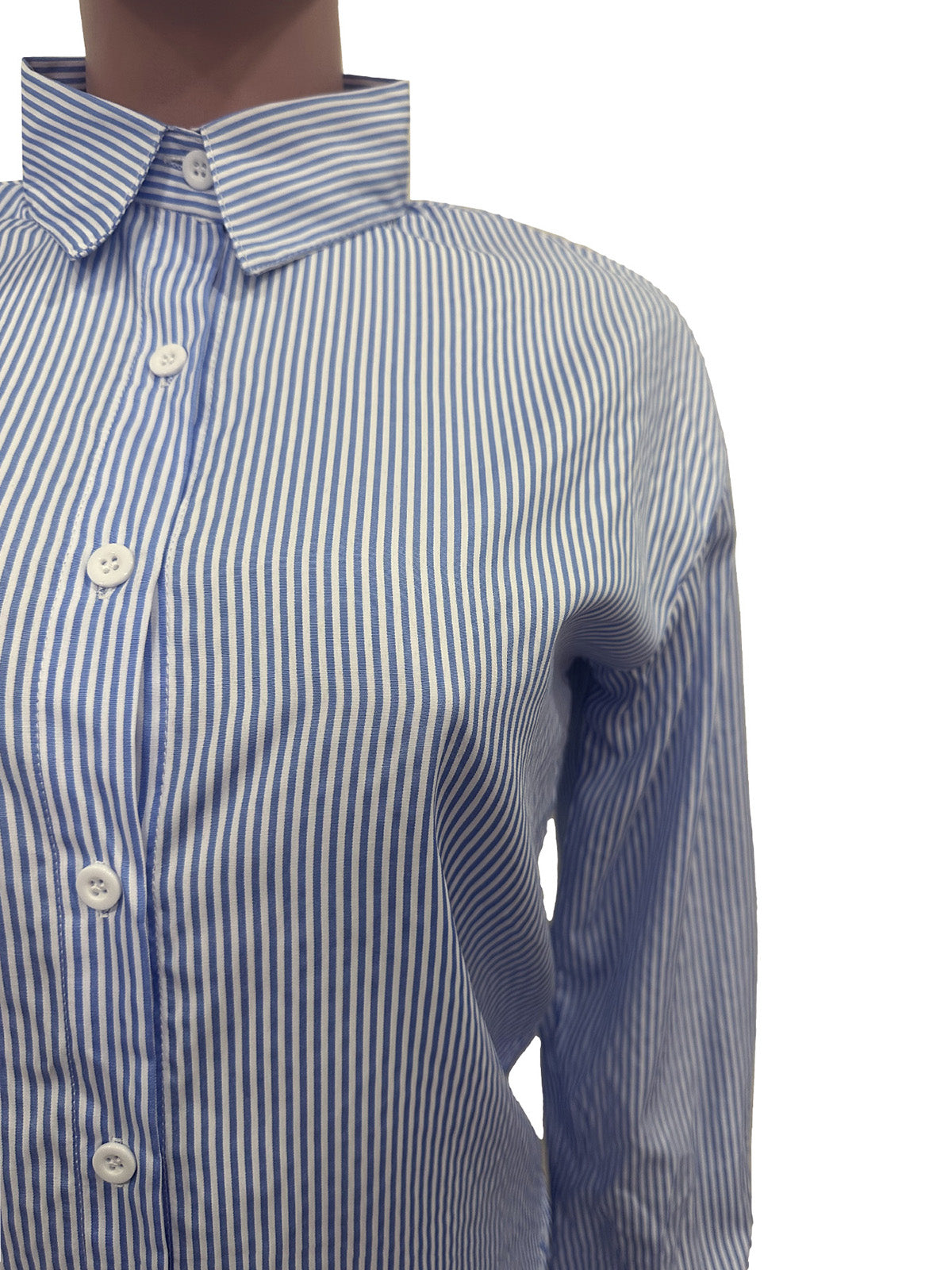 Casual Stripe Button Down Shirt And Shorts Sets