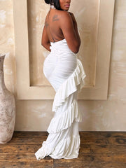 Halter Bodycon Evening Dress