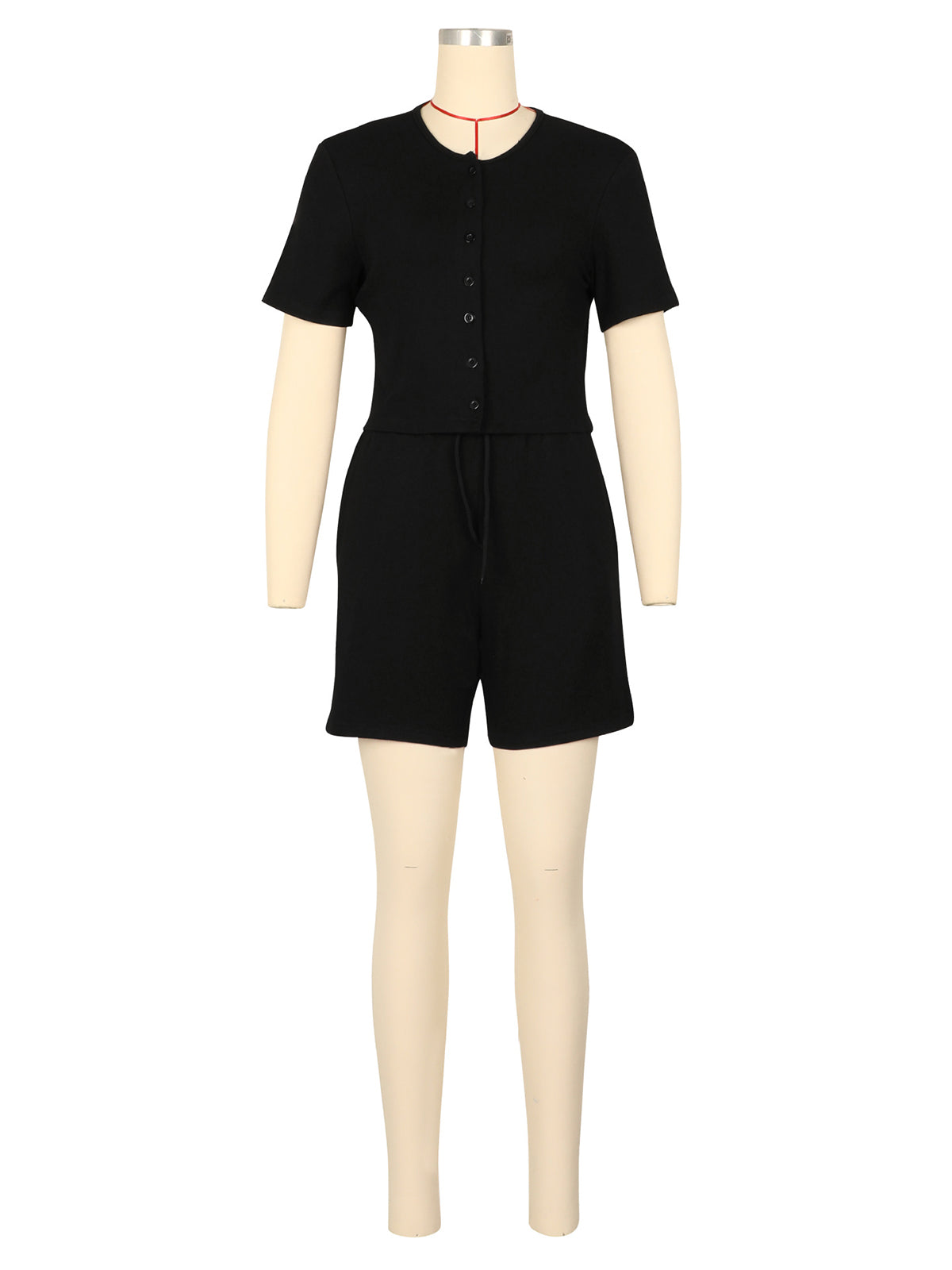 Casual Ribbed Short Sleeveless T shirt Shorts Sets