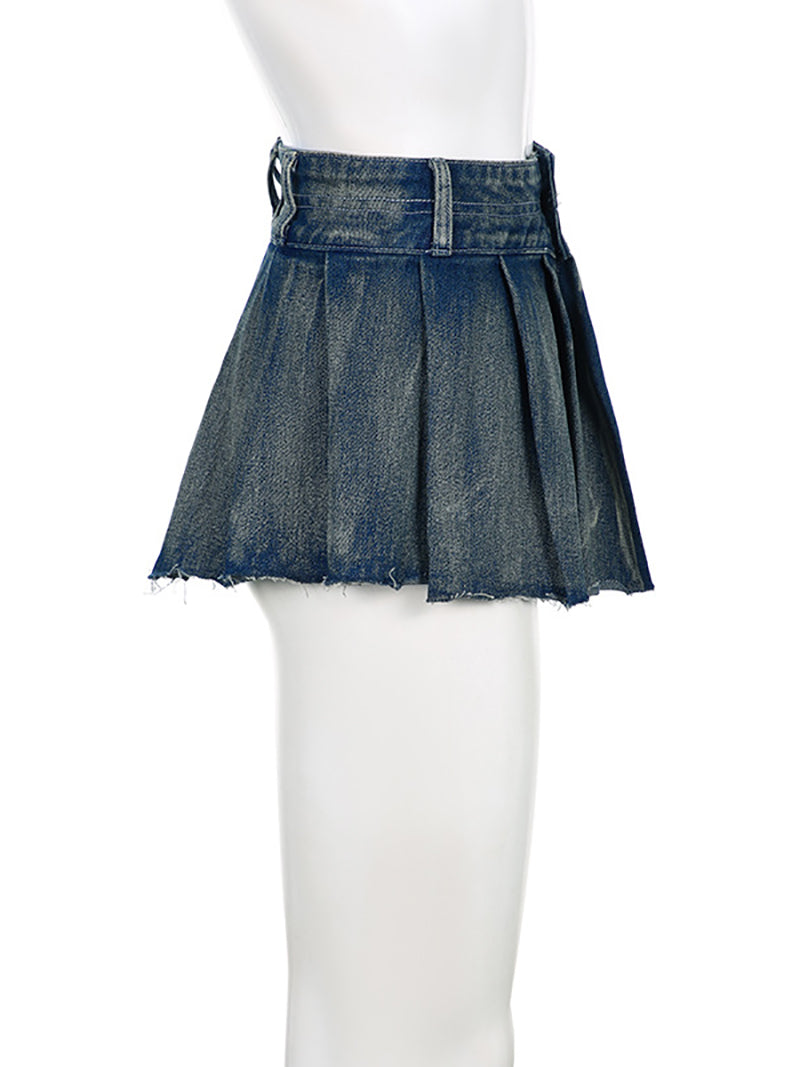 Casual Denim Skirt