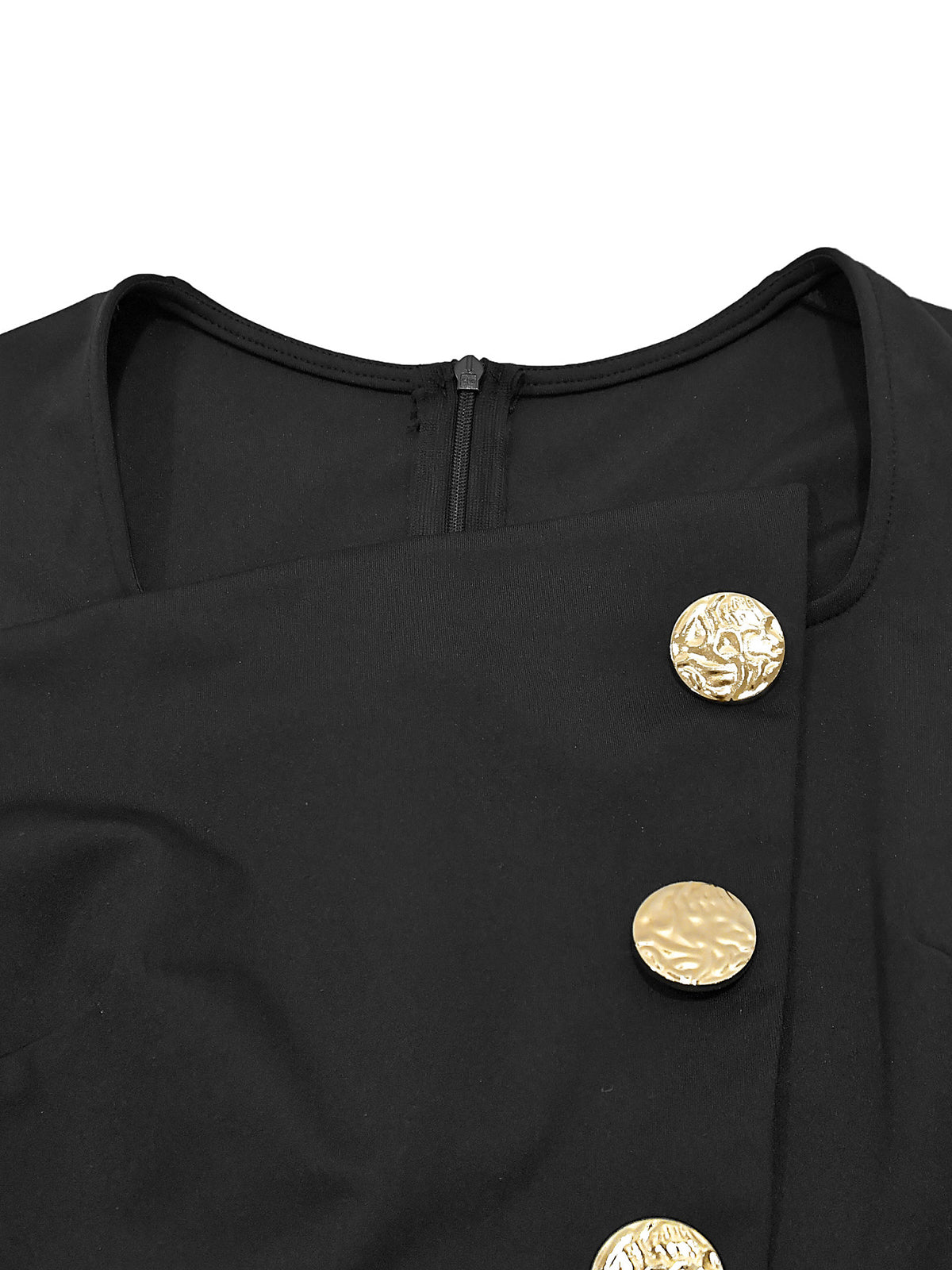 Fashion Casual Long Sleeve Button Slim Fit Jumpsuit