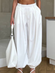 Fashion High Waist Casual Wide Leg Pants