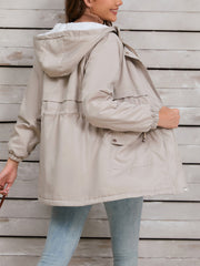 Fashion Hooded Keep Warm Long Sleeve Coat