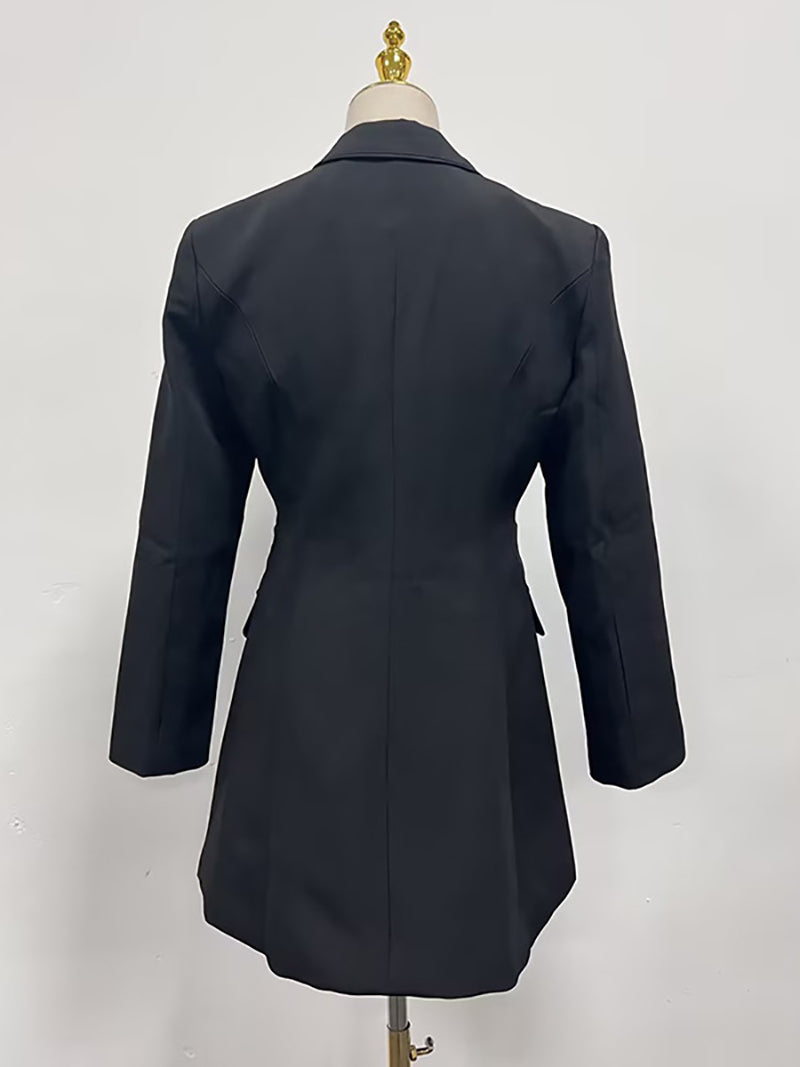 Fashion Bowknot Cut-out Blazer