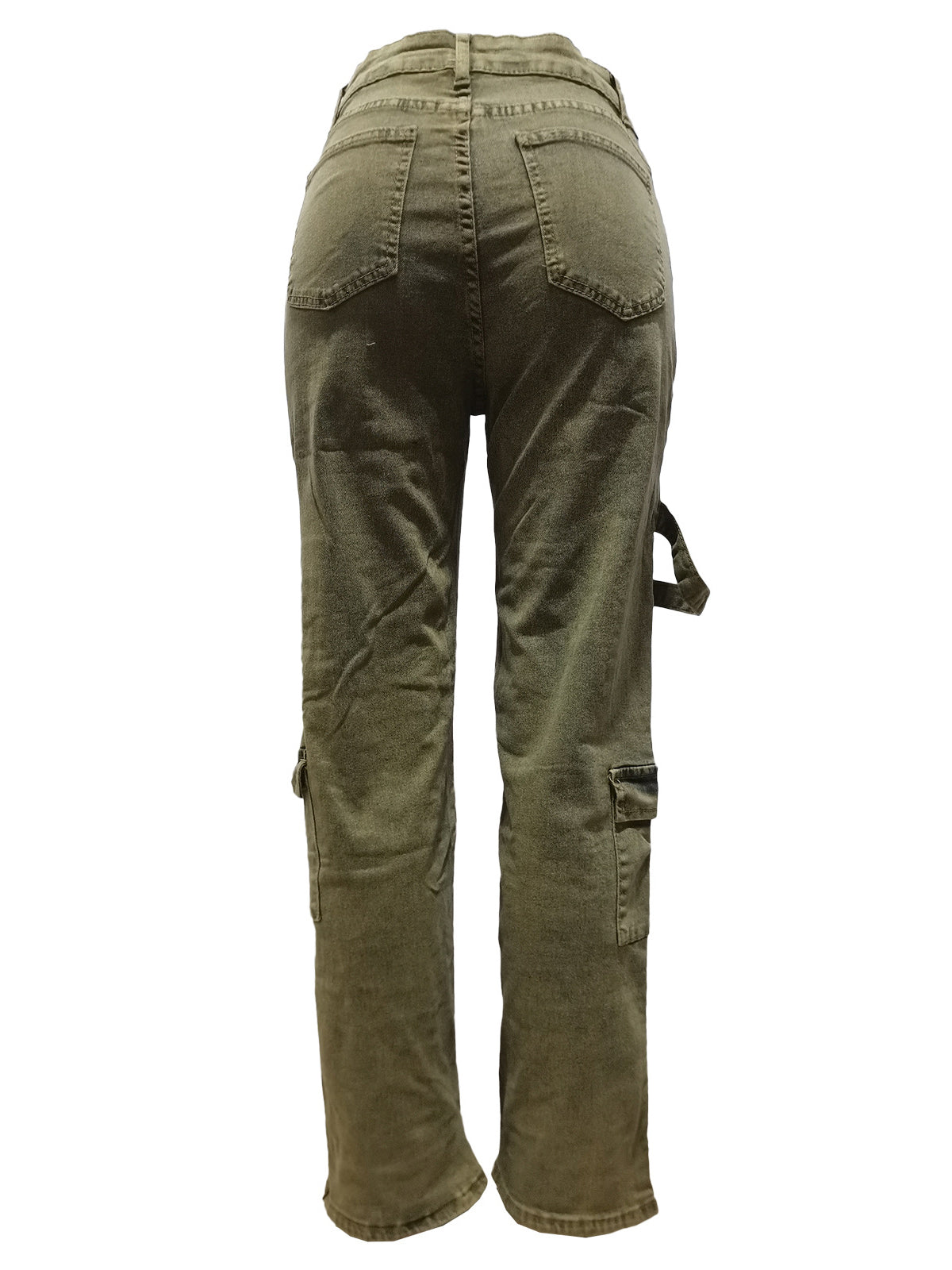 Retro Low Waist Cargo Jeans Pants