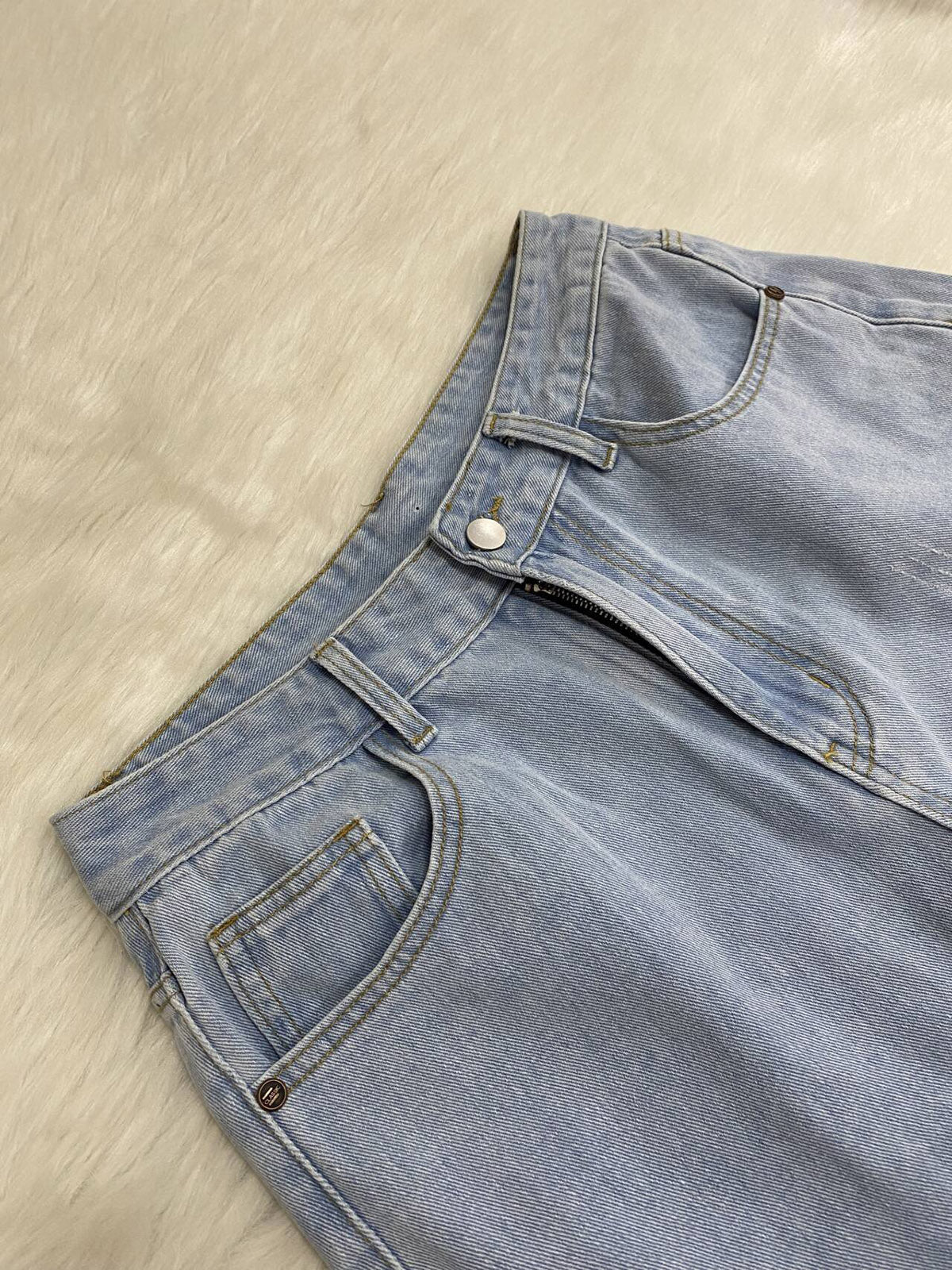 Casual High Waiste Ripped Denim Short Jeans
