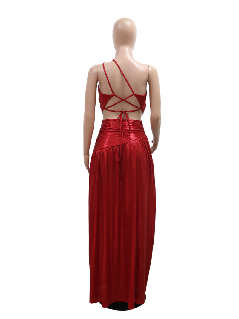 Sexy Hollow Out Elegance Club Maxi Dress