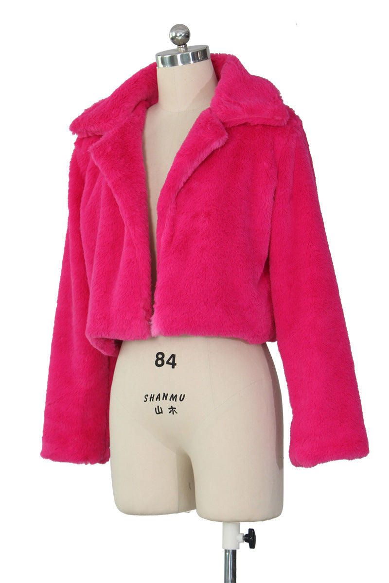 Fashion Warm Faux Fur Jacket Coat