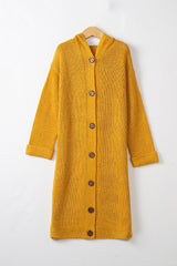 Fashion Hooded Open Front Cardigan Knit Sweaters Coat