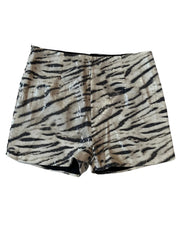 Leopard Sequin Skinny Mini Short