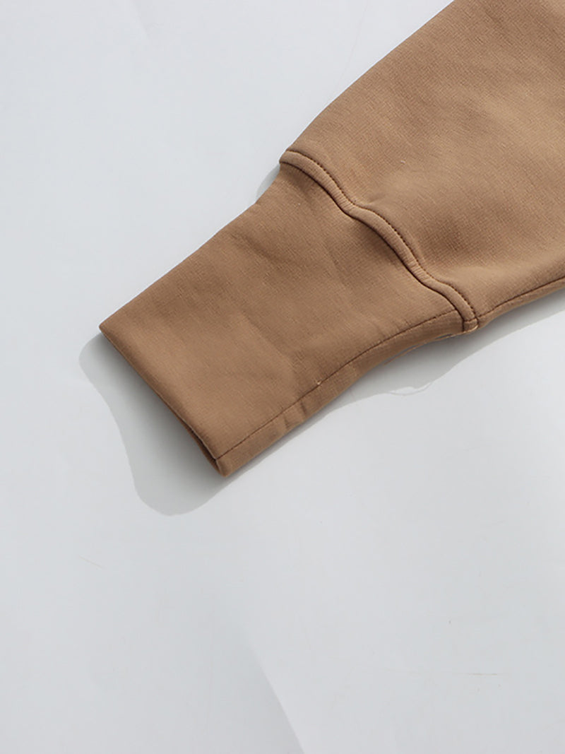 Asymmetrical Jersey Off-the-shoulder Sweatshirt