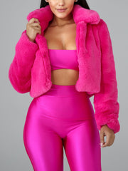 Fashion Warm Faux Fur Jacket Coat