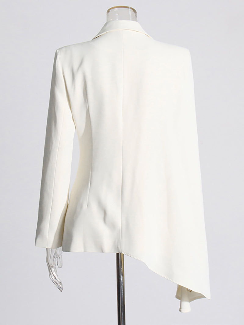 Fashion Asymmetric Shawl Casual Blazer