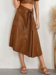 Fashion Slim PU Leather Skirts