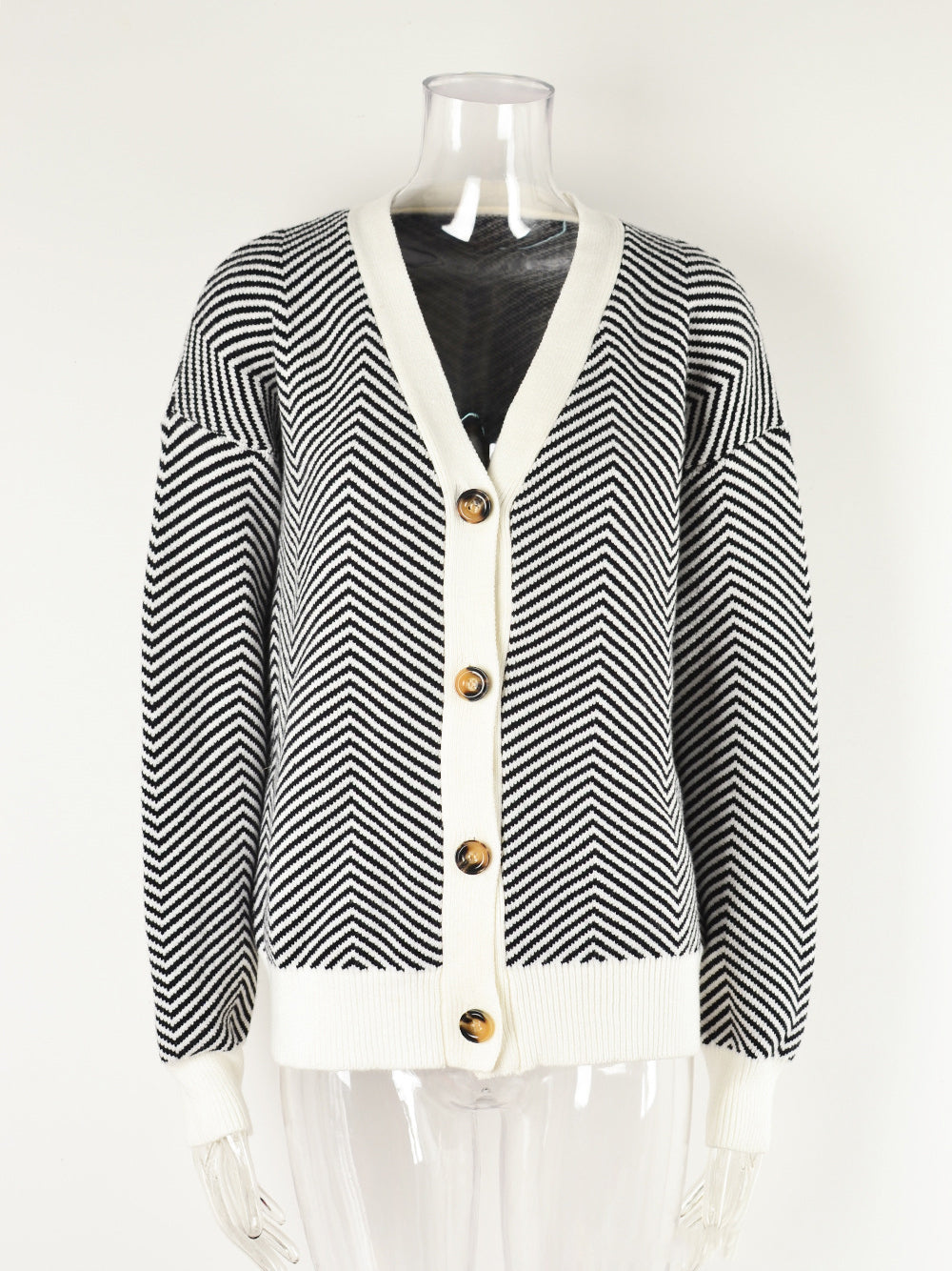 Cardigan Button Knit Sweater