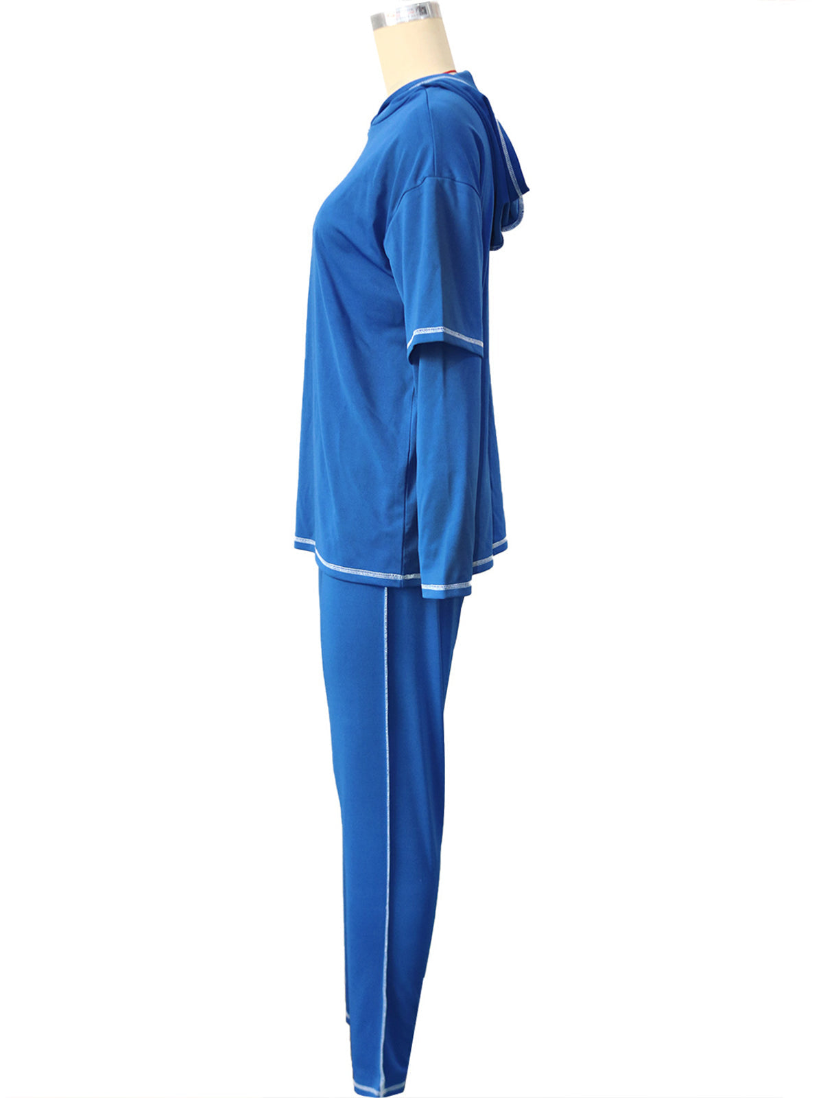 Fashion Hooded Trousers Sports Suit