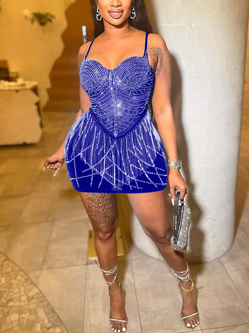 Sexy See Through Club Hip wrap Dress