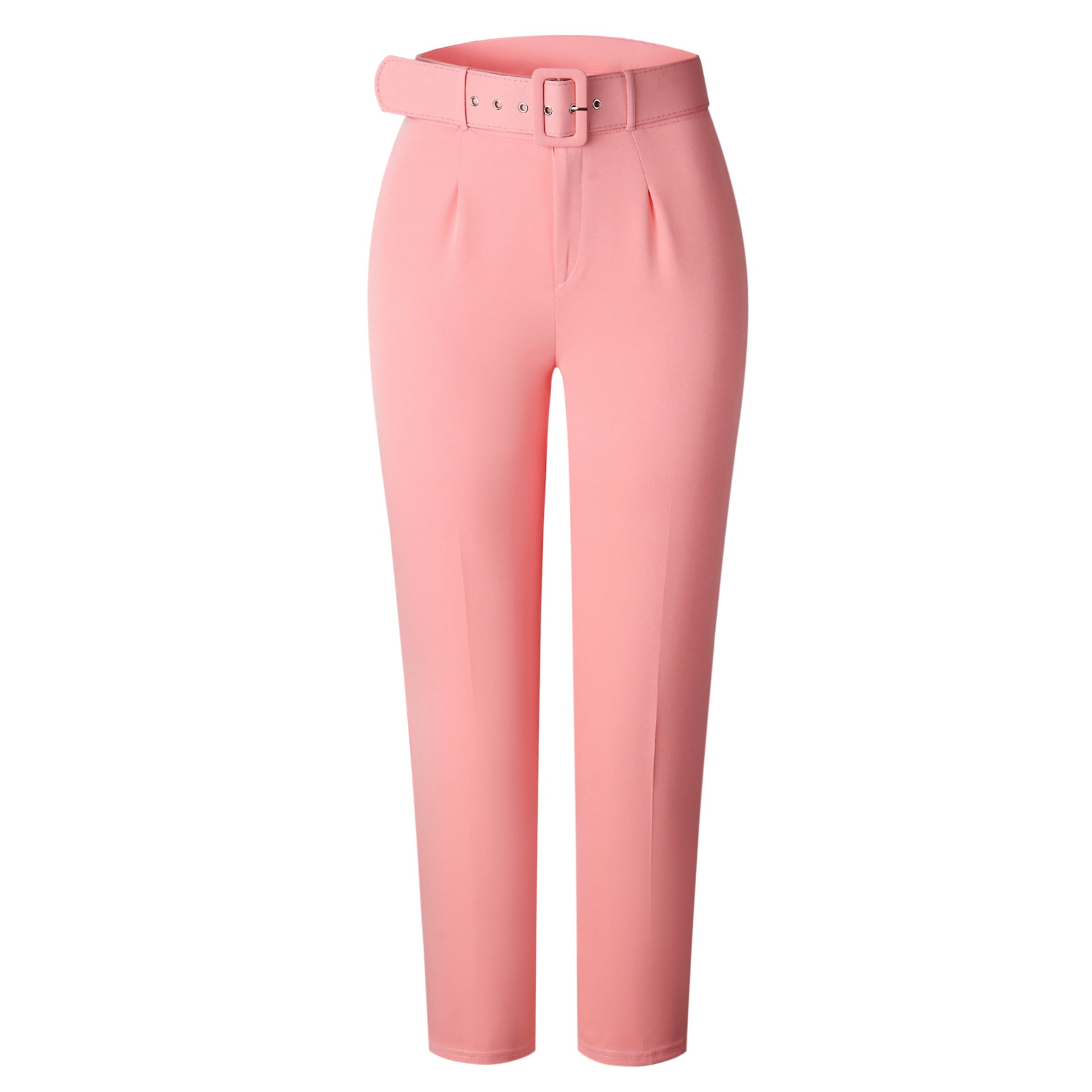 High Waist Slim Suit Pants