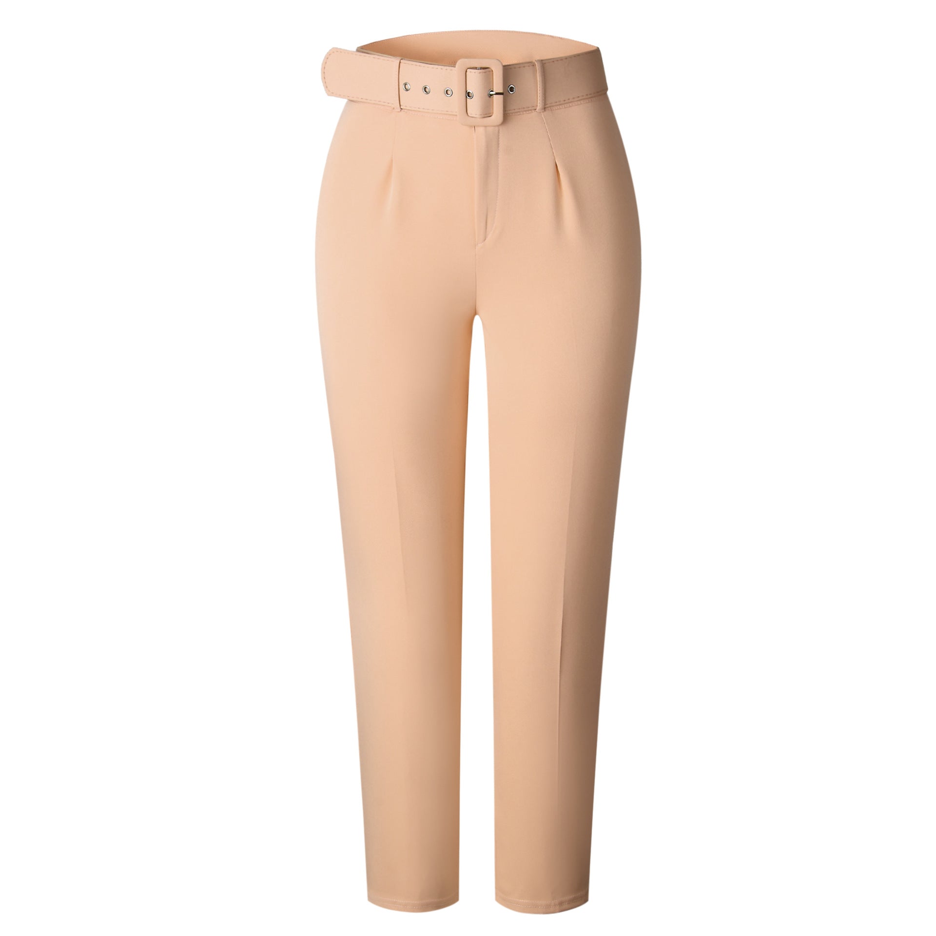 High Waist Slim Suit Pants