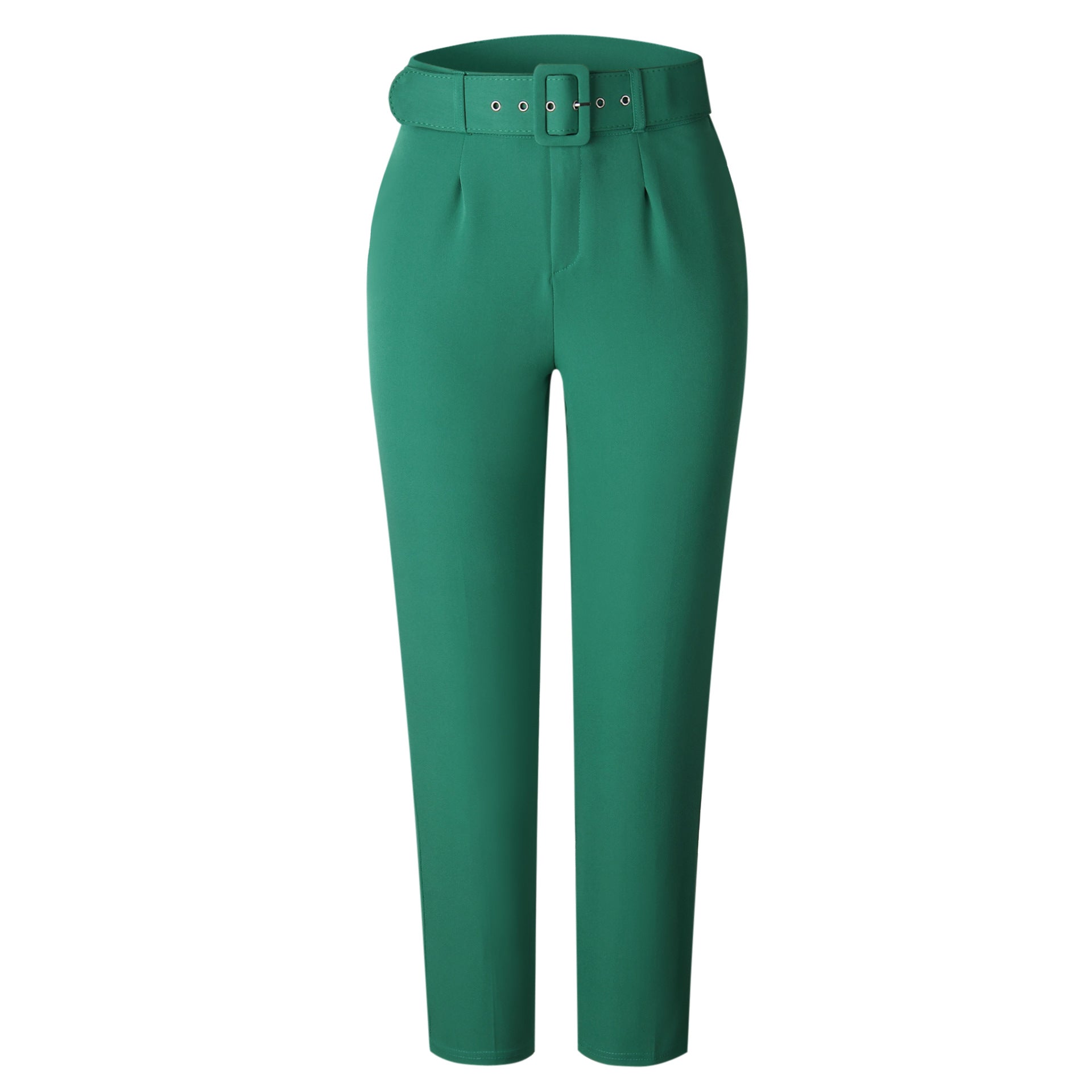 High Waist Slim Suit Pants