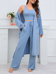 Casual Vest Trousers Coat Three Piece Set