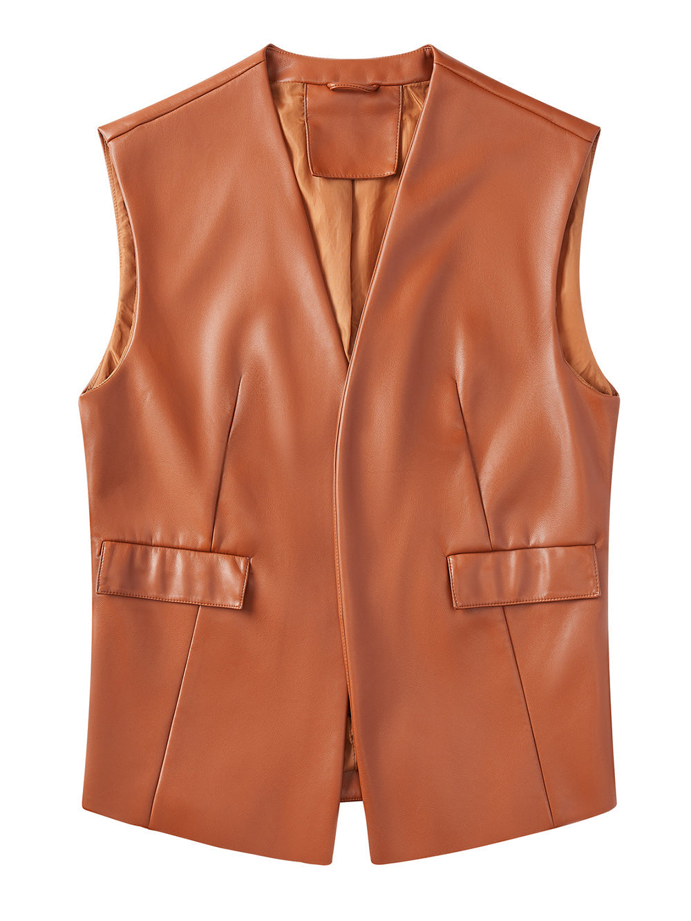 Fashion PU Leather Waistcoat