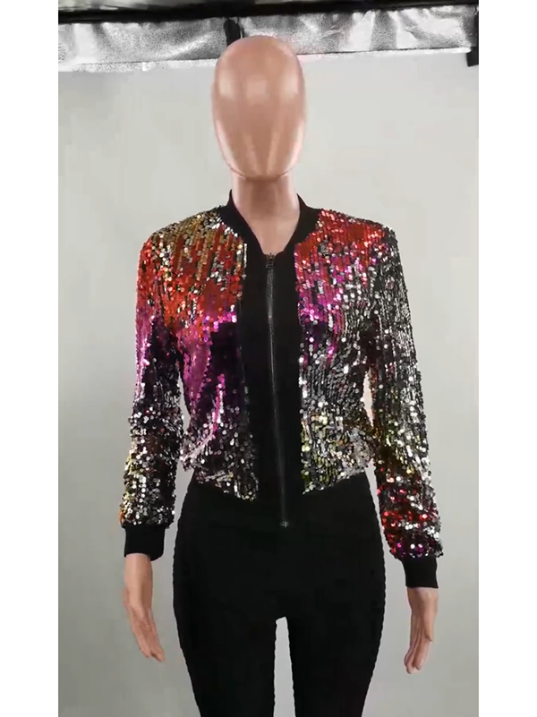 Fashion Sequin Jacket Coat