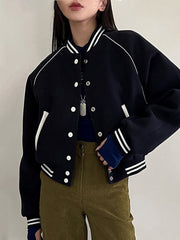 Casual Loose Baseball Uniform Jacket