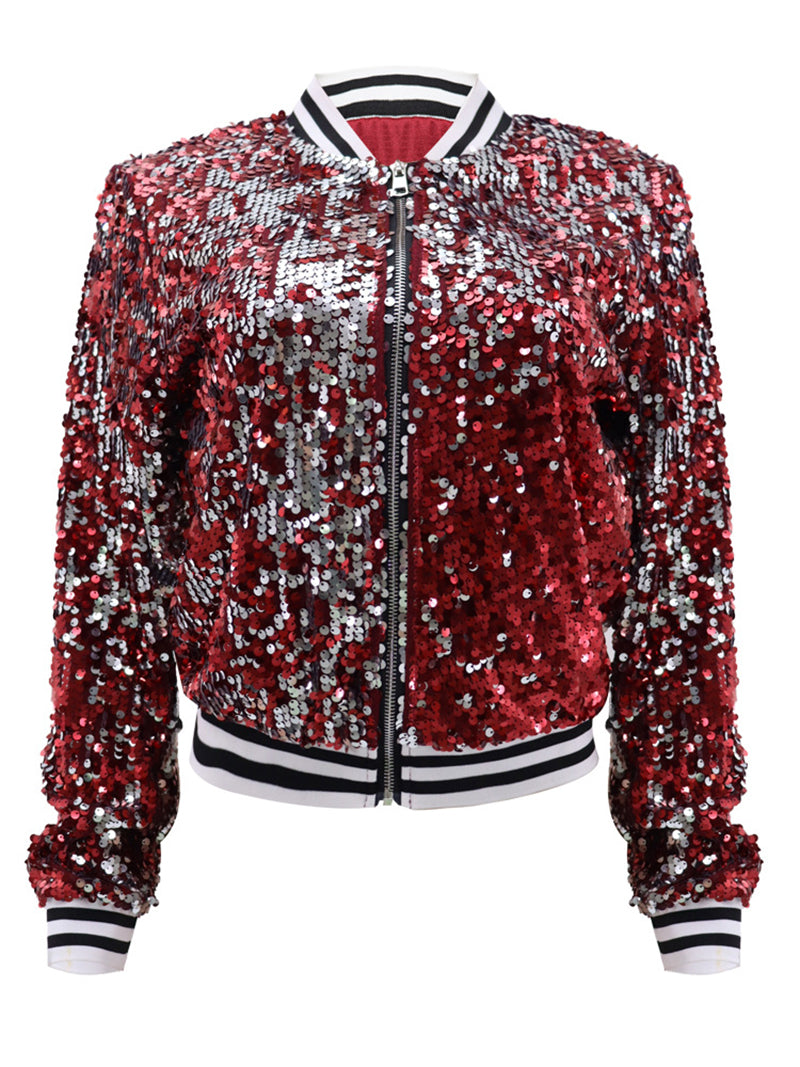 Fashion Sequin Jacket Coat