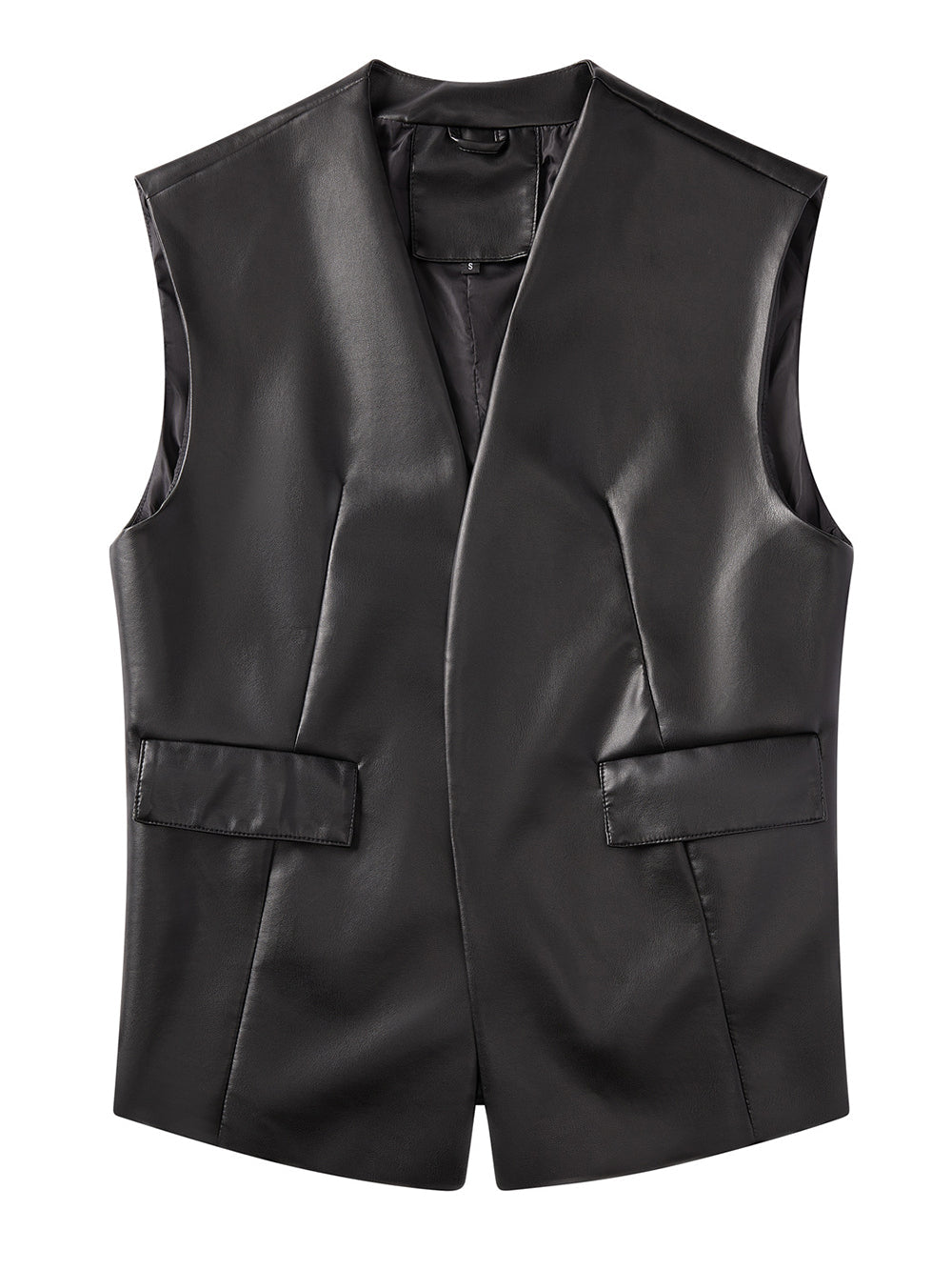 Fashion PU Leather Waistcoat