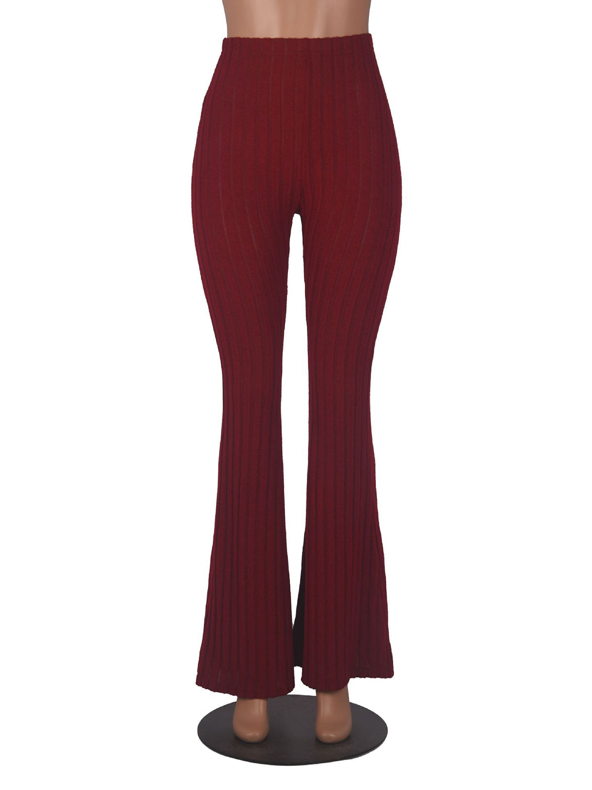 Casual Slim Flared Trousers