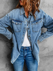 Fashion Loose Denim Shirt Jacket