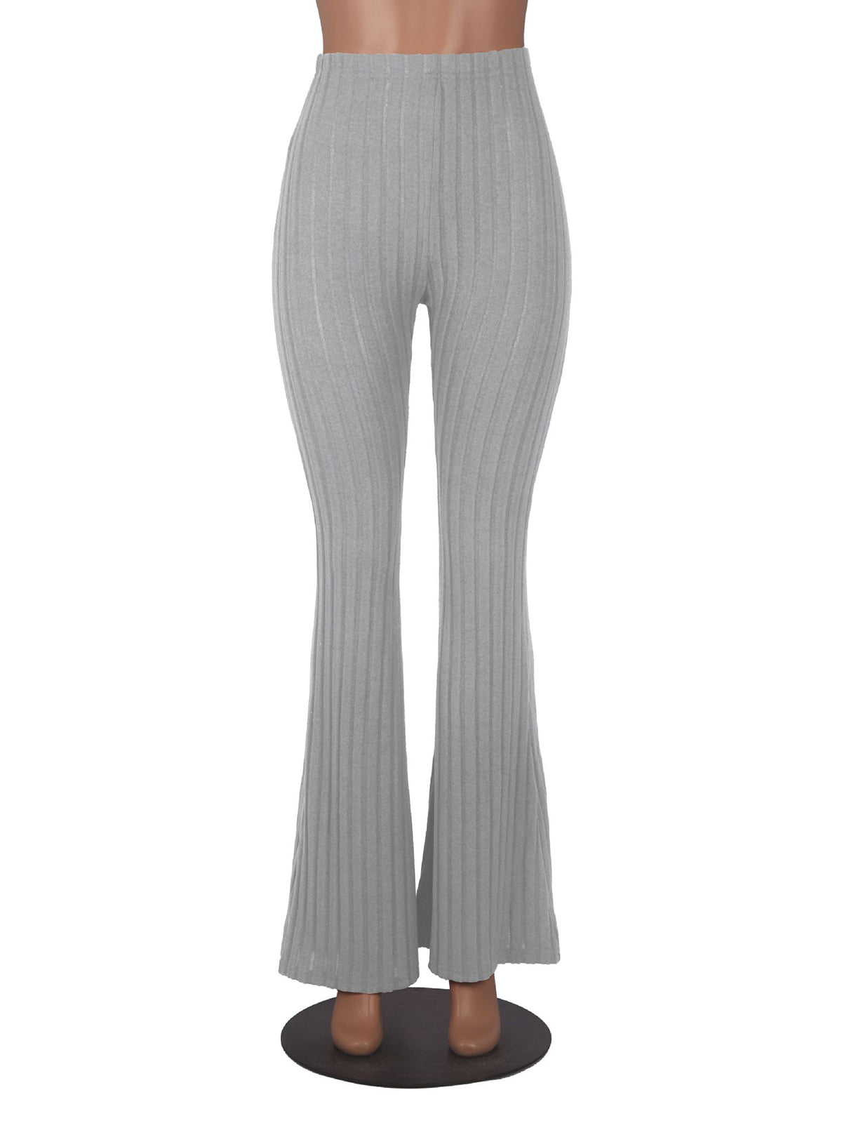 Casual Slim Flared Trousers