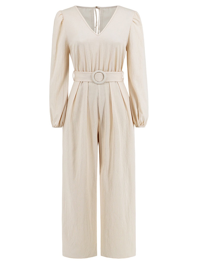 V-neck Slim Fashion Jumpsuit