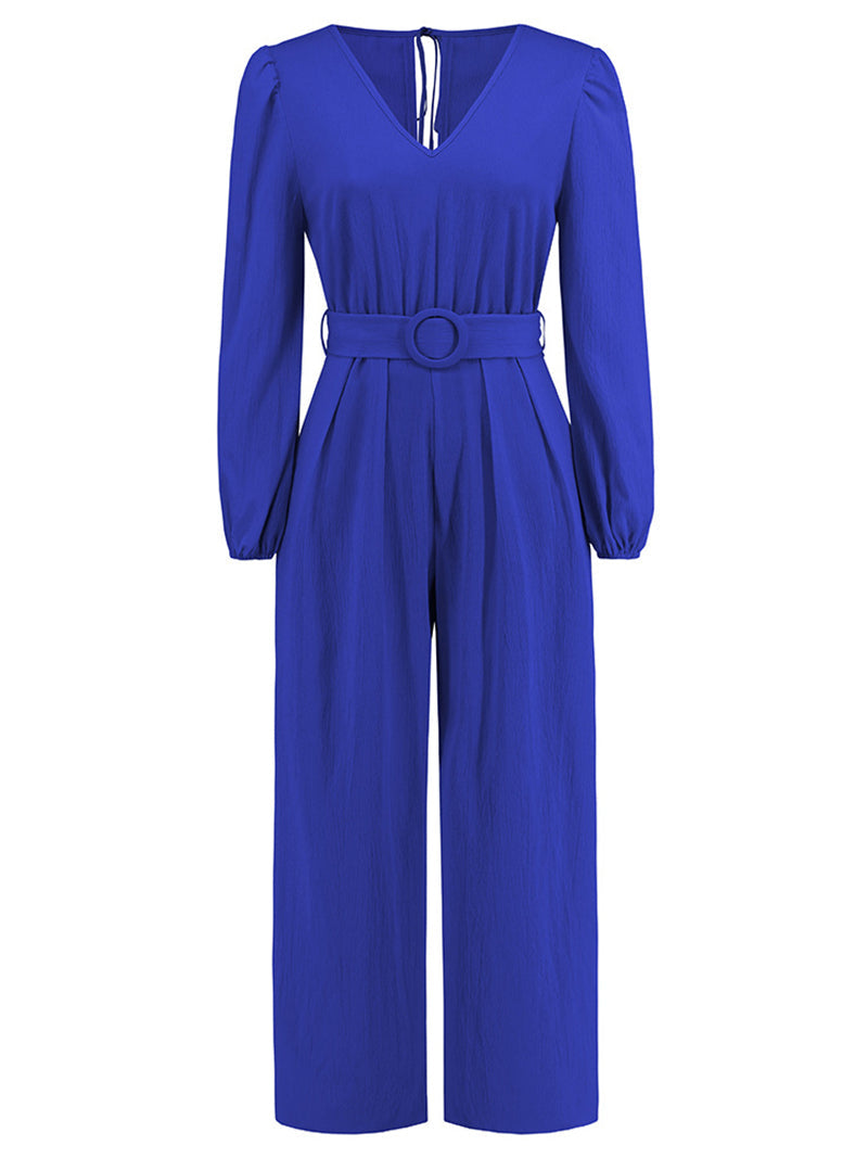 V-neck Slim Fashion Jumpsuit