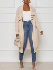 Casual Knit Cardigan Coat