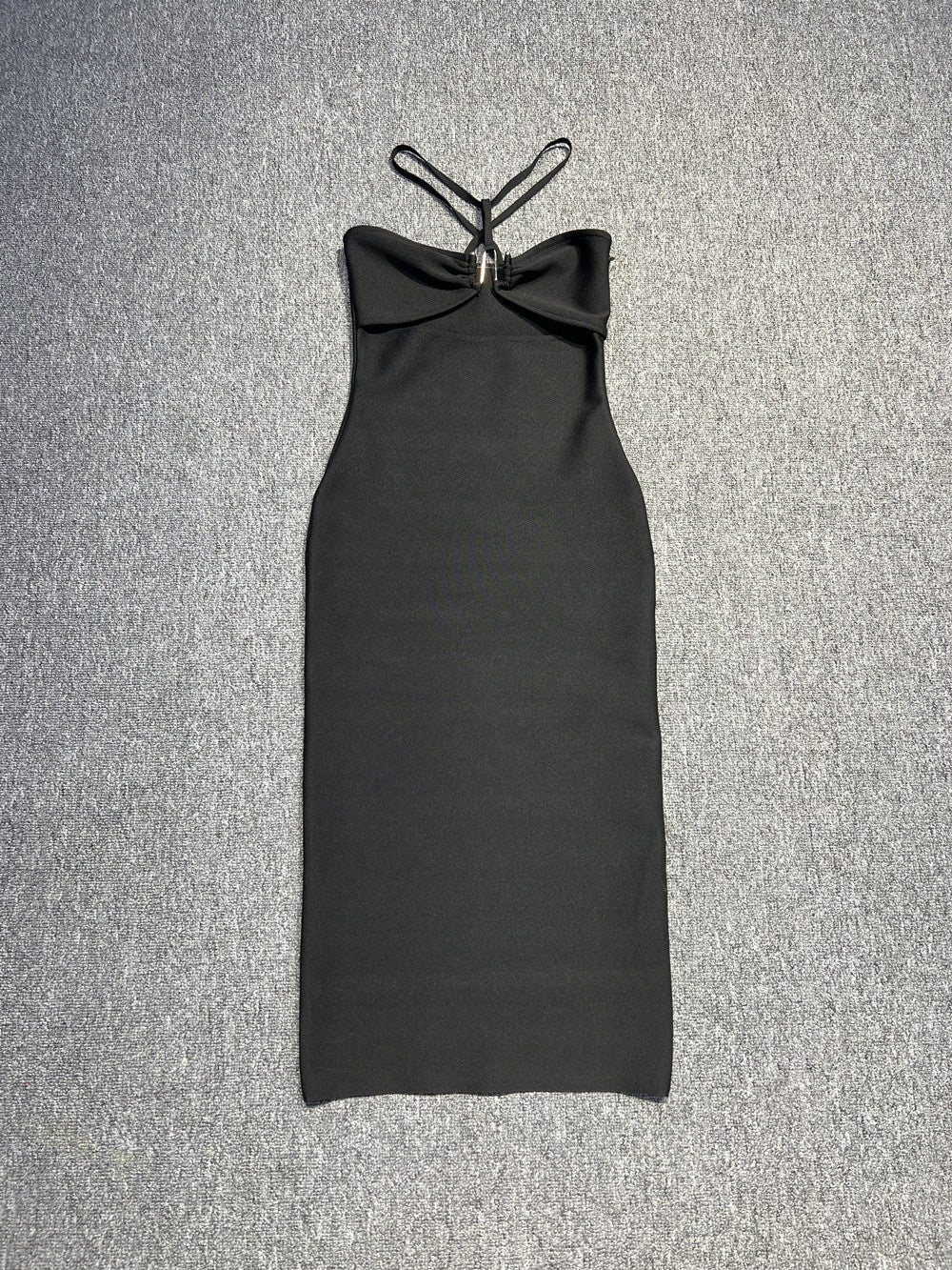 Sexy Halter Hollow out Slim Dress