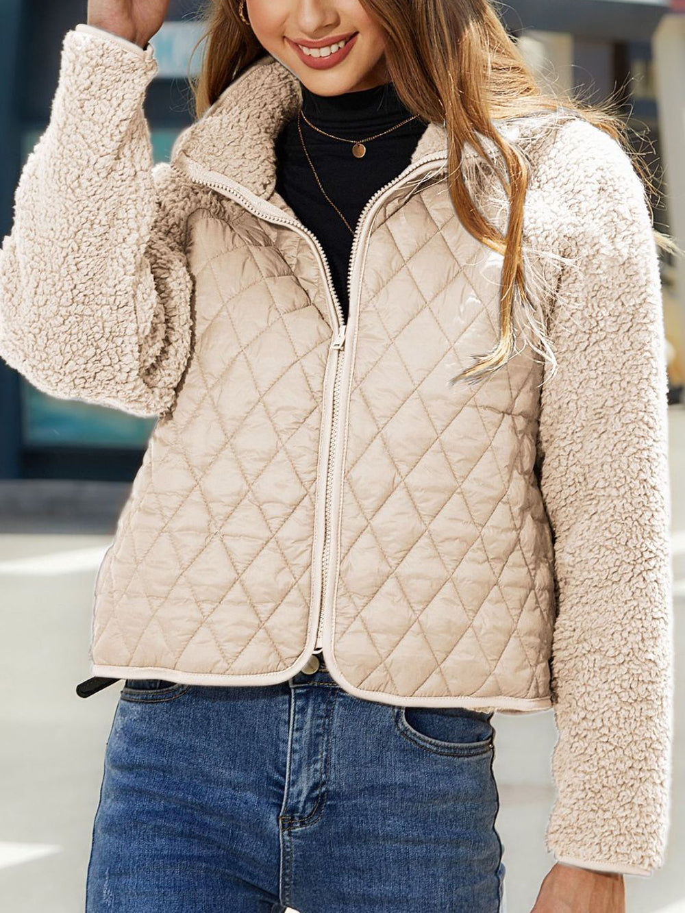 Fashion Plush Cardigan Jacket Coat