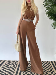 Fashion Slim Wide-leg Jumpsuit