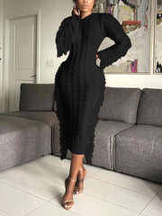 Fashion Tassels Sweater Dress