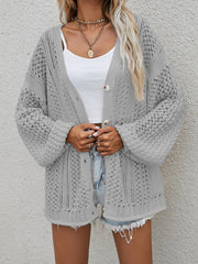 Hollow out Cardigan Beach Smock