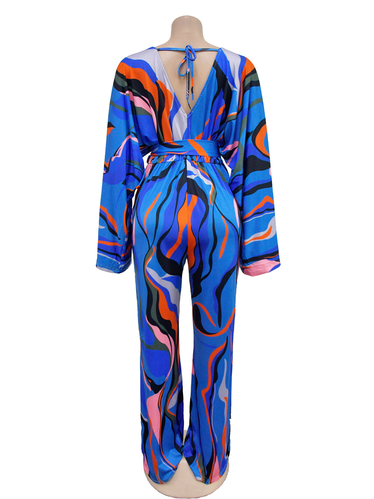 Fashion Print Wide-leg Jumpsuit